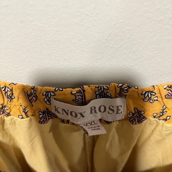 Knox Rose Boho Floral Patchwork Maxi Sundress Women’s XXL Adjustable Straps - Picture 5 of 6